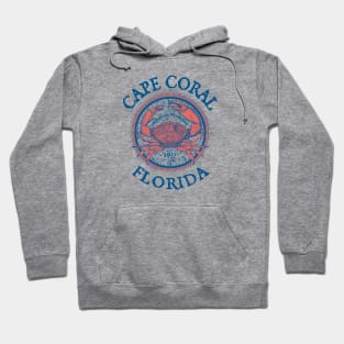 Cape Coral, Florida, Stone Crab on Windrose Hoodie